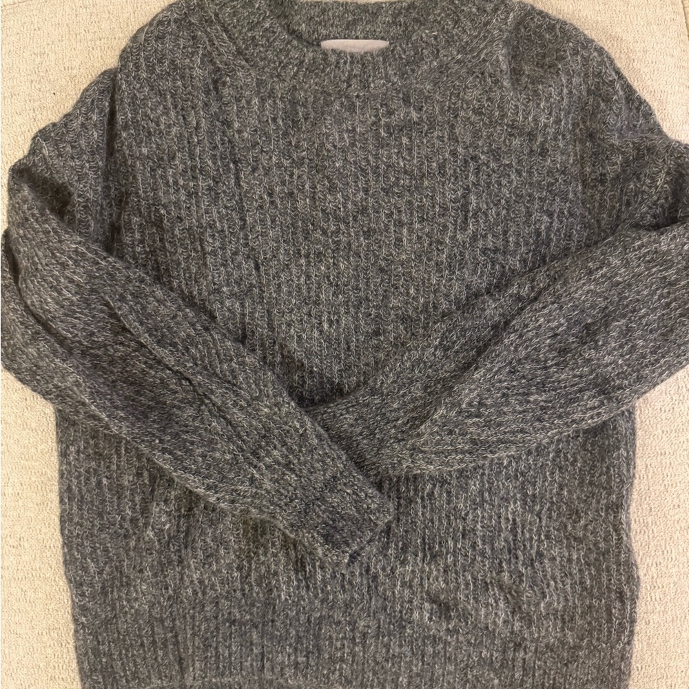 Everlane Cocoon Crew in Alpaca - Picture 3 of 4